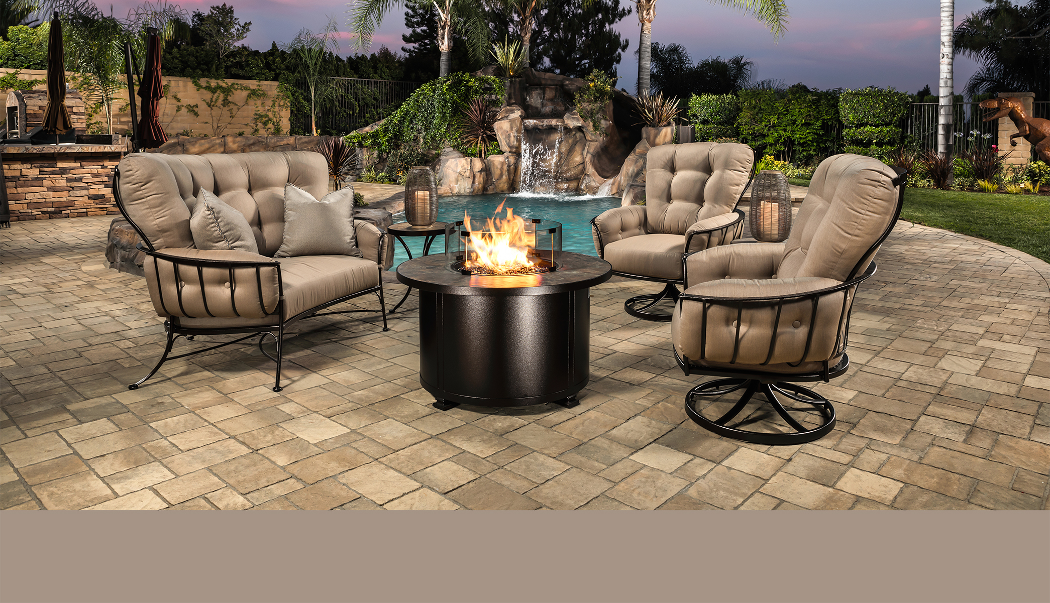 Hand Crafted Patio Furniture From Ow Lee At Lehrer Fireplace And Patio