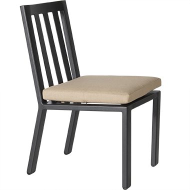 Dining Side Chair - Aluminum & Wrought Aluminum - Aris 2