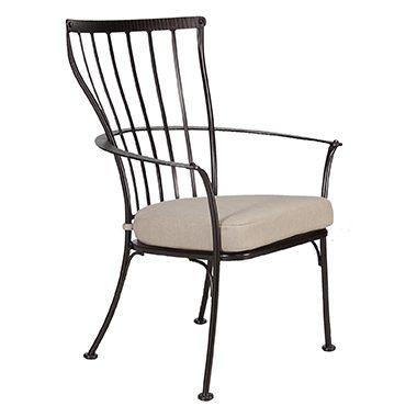 Dining Arm Chair - Wrought Iron & Steel - Monterra 21