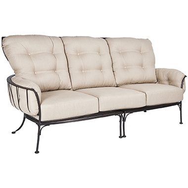 Three Seat Sofa - Wrought Iron & Steel - Monterra 60