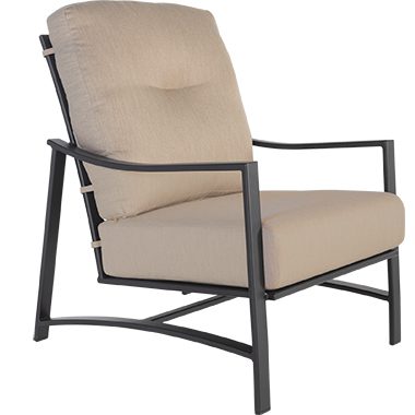 Lounge Chair - Aluminum & Wrought Aluminum - Avana 47