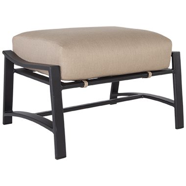 Ottoman - Aluminum & Wrought Aluminum - Avana 55