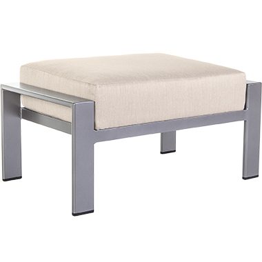 Ottoman - Aluminum & Wrought Aluminum - Studio 159