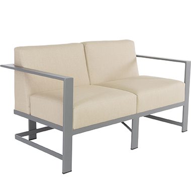 Love Seat - Aluminum & Wrought Aluminum - Studio 12