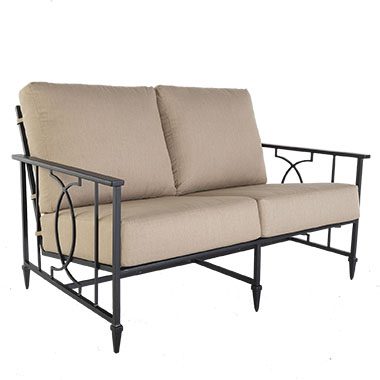 Love Seat - Aluminum & Wrought Aluminum - Kensington 71