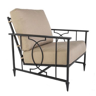 Lounge Chair - Aluminum & Wrought Aluminum - Kensington 6