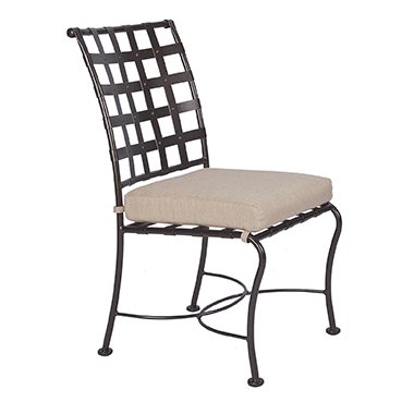 Dining Side Chair - Wrought Iron & Steel - Classico-W 2