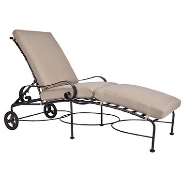 Adjustable Chaise - Wrought Iron & Steel - Classico-W 32