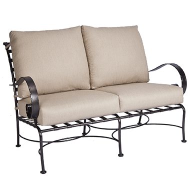 Love Seat - Wrought Iron & Steel - Classico-W 17