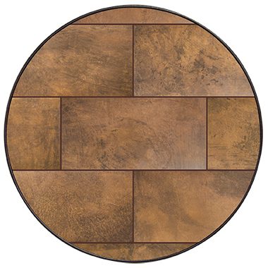 42" Round City Top - Porcelain Table Tops - City Series 7