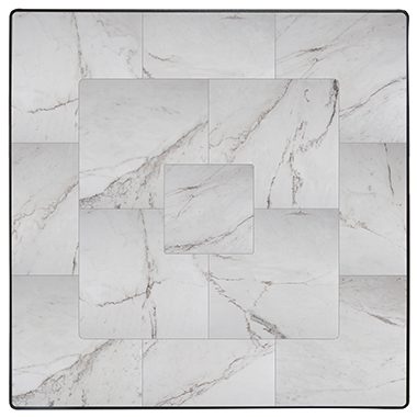 42 Inch Square Top - Porcelain Table Tops - Fresco Series 85