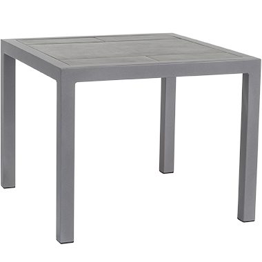 23" Sq. Side Table - Fully Welded Tables - Quadra Iron Tables 1