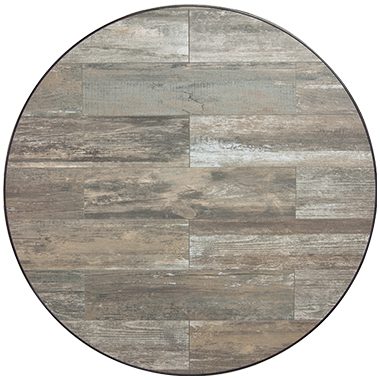 42 Inch Round Top - Porcelain Table Tops - Reclaimed Series 17