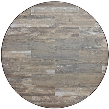 54 Inch Round Top - Porcelain Table Tops - Reclaimed Series 55