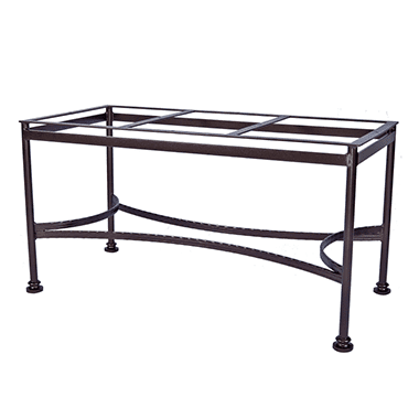Dining Table Base - Wrought Iron & Steel - Classico-W 34