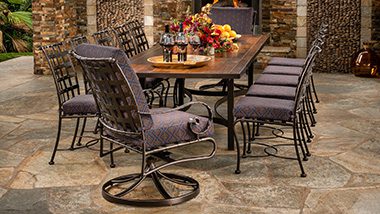 Wrought Iron & Steel Outdoor Patio Furniture