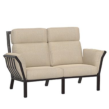 Max Love Seat - Aluminum & Wrought Aluminum - Aris 27