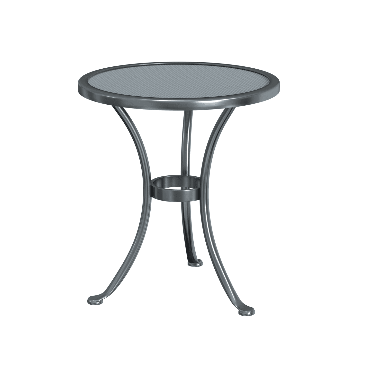 20" Rd. Side Table - Fully Welded Tables - Micro Mesh Iron Tables 119