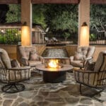 Santorini Fire Pit with Monterra seating