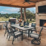 Arc Aluminum Dining set