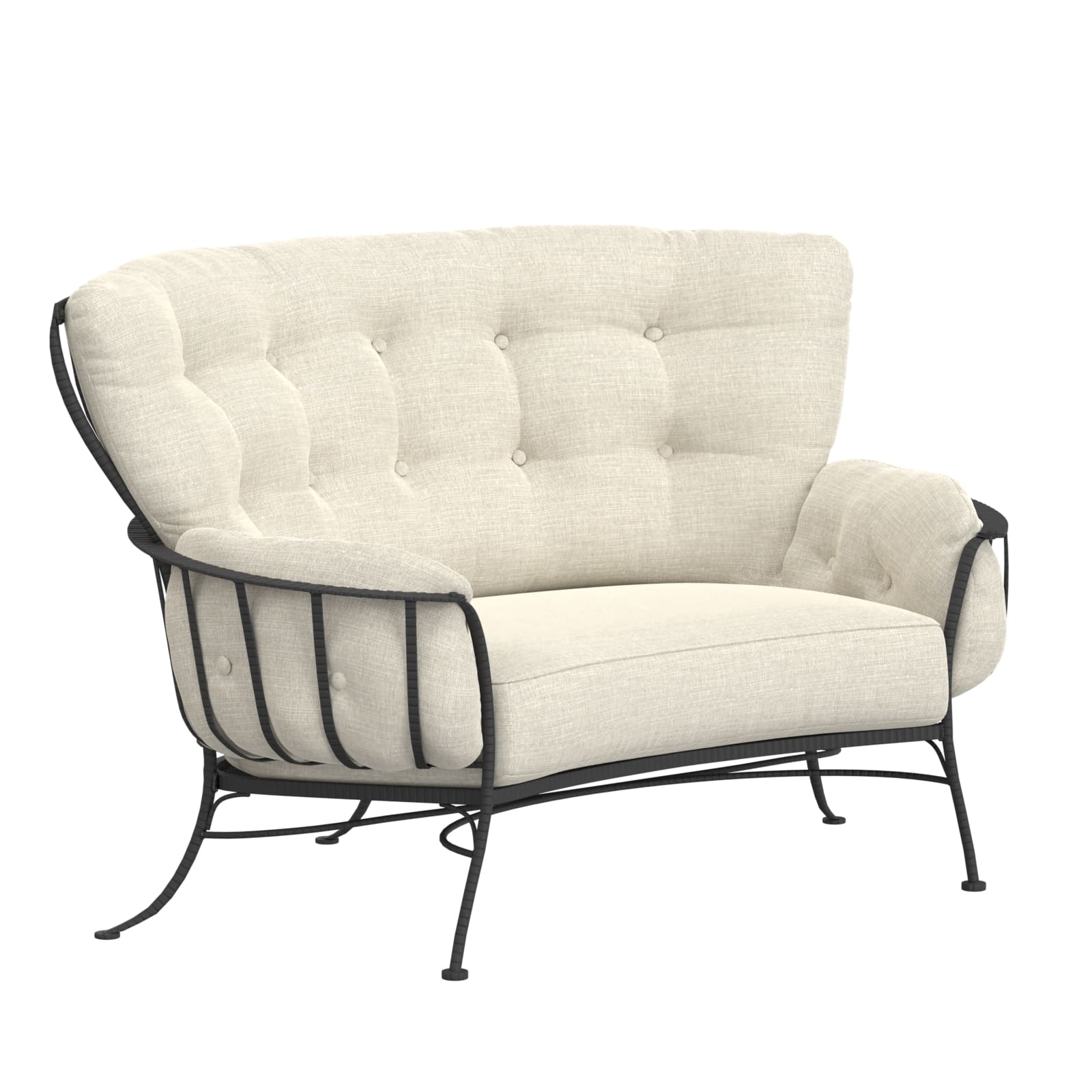 426 2S Graphite 2026 Catalog Icon Med Wide original - Monterra Crescent Love Seat