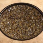 Amber Crushed Fire Glass