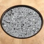 Silver Mirrored Fire Glass