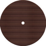44" Round Oceanside Table Top with Umbrella Hole